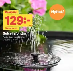 City Gross Solcellsfontän erbjuda