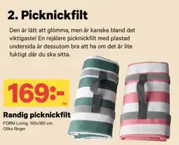 City Gross Randig picknickfilt erbjuda