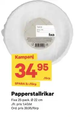 City Gross Papperstallrikar erbjuda
