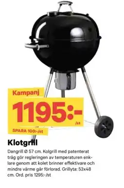City Gross Klotgrill erbjuda