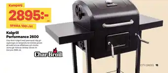 City Gross Kolgrill performance 2600 erbjuda