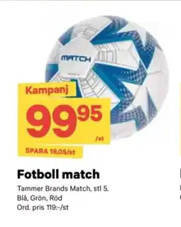 City Gross Fotboll match erbjuda