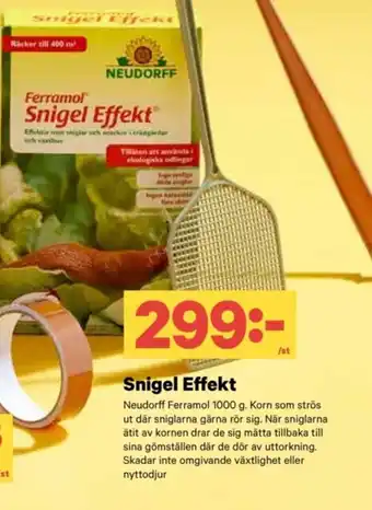 City Gross Snigel effekt erbjuda