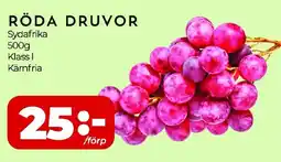 Matrix Butikerna Röda druvor erbjuda