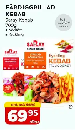 Matrix Butikerna Färdiggrillad kebab erbjuda