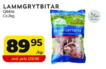 Matrix Butikerna QIBBLA Lammgrytbitar erbjuda