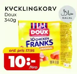 Matrix Butikerna DOUX Kycklingkorv erbjuda