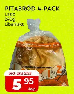 Matrix Butikerna Pitabröd 4-pack erbjuda