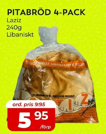 Matrix Butikerna Pitabröd 4-pack erbjuda
