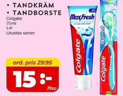 Matrix Butikerna COLGATE Tandkräm erbjuda
