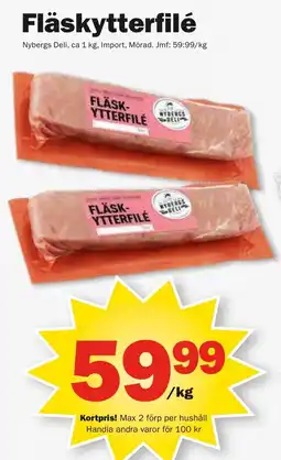 Pekås Fläskytterfilé erbjuda