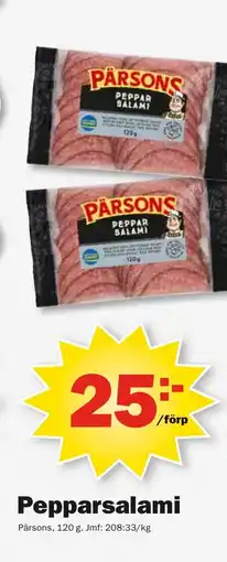 Pekås Pepparsalami erbjuda