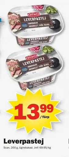 Pekås SCAN Leverpastej erbjuda