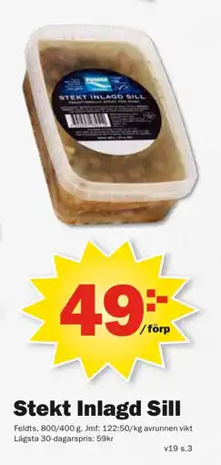 Pekås Stekt inlagd sill erbjuda