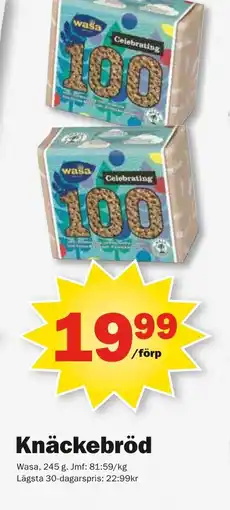 Pekås Knäckebröd erbjuda
