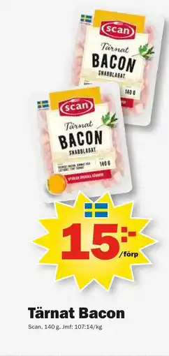Pekås SCAN Tärnat bacon erbjuda