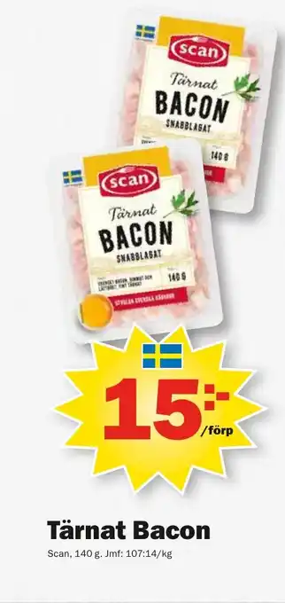 Pekås SCAN Tärnat bacon erbjuda