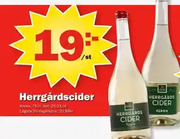 Pekås KIVIKS Herrgårdscider erbjuda