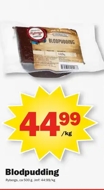 Pekås RYBERGS Blodpudding erbjuda