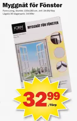 Pekås Myggnät för fönster erbjuda