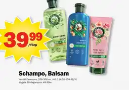 Pekås Schampo, balsam erbjuda