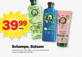 Pekås Schampo, balsam erbjuda