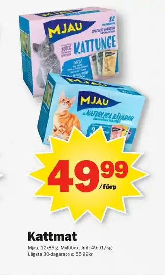 Pekås Kattmat erbjuda