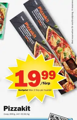 Pekås COOP Pizzakit erbjuda