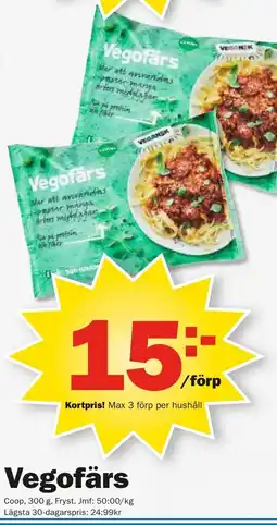 Pekås COOP Vegofärs erbjuda