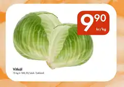 Snabbgross Vitkål erbjuda