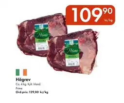 Snabbgross PRIME Högrev erbjuda