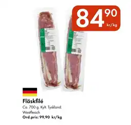 Snabbgross Fläskfilé erbjuda