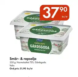 Snabbgross Smör- & rapsolja erbjuda