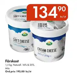 Snabbgross ARLA Färskost erbjuda