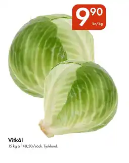 Snabbgross Vitkål erbjuda