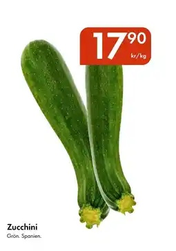 Snabbgross Zucchini erbjuda