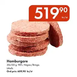 Snabbgross LITHELLS Hamburgare erbjuda