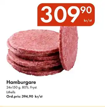 Snabbgross LITHELLS Hamburgare erbjuda