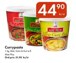 Snabbgross MAE PLAY Currypasta erbjuda