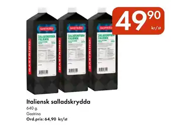 Snabbgross GASTRINO Italiensk salladskrydda erbjuda