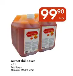 Snabbgross TWIN DRAGON Sweet chili sauce erbjuda