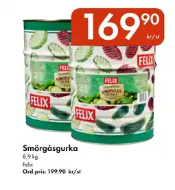 Snabbgross FELIX Smörgåsgurka erbjuda