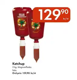 Snabbgross FELIX Ketchup erbjuda