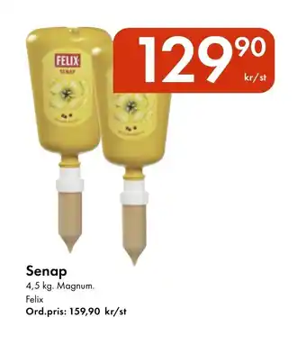 Snabbgross FELIX Senap erbjuda