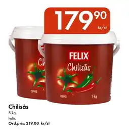 Snabbgross FELIX Chilisås erbjuda