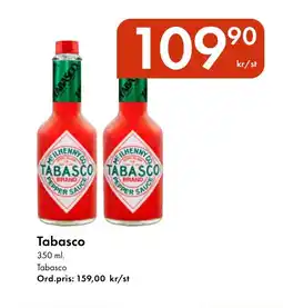 Snabbgross Tabasco erbjuda