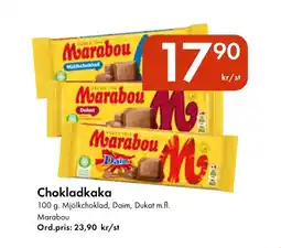 Snabbgross MARABOU Chokladkaka erbjuda