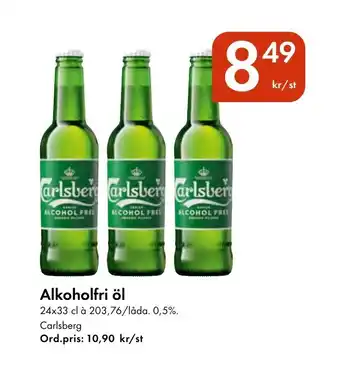 Snabbgross CARLSBERG Alkoholfri öl a erbjuda