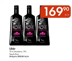 Snabbgross TEQUILA ROSE Likör erbjuda