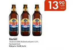 Snabbgross NORRLANDS GULD Starköl erbjuda